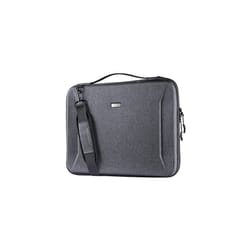 TECHGEAR Hard Shell Case for 15.6 -16" Laptops, Travel Shockproof Sleeve Case, Shoulder Strap, fits Lenovo Yoga Dell Inspiron 15/HP Envy 15/15. - GREY