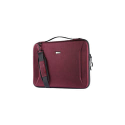 TECHGEAR Hard Shell Case for 15.6 -16" Laptops, Travel Shockproof Sleeve Case, Shoulder Strap, fits Lenovo Yoga Dell Inspiron 15/HP Envy 15/15.6 - RED