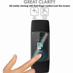 TECHGEAR [4 Pack] Screen Protectors for Fitbit Charge 5 [Screen Angel Edition] [FULL Display Screen Coverage] [HD Clear]  TPU Film Screen Protector