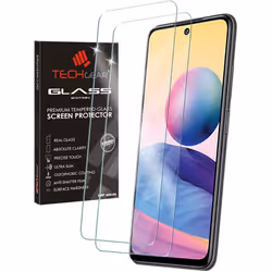 TECHGEAR 2 Pack GLASS Edition Compatible with Xiaomi Mi 11 Lite, Tempered Glass Screen Protector Covers [2.5D Round Edge] [9H ...