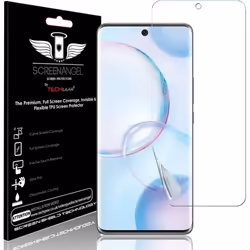 TECHGEAR Screen Protector fits Honor 50 5G [Screen Angel Edition] [Bubble Free] [FULL Screen Coverage] HD Clear Flexible TPU  ...