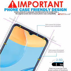 TECHGEAR 2 Pack of GLASS Edition for Xiaomi Redmi 9AT, Tempered Glass Screen Protectors Cover [2.5D Round Edge] [9H Hardness]...