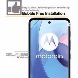 2 Pack of TECHGEAR GLASS Edition Compatible for Motorola Moto E30 & Moto E40, Tempered Glass Screen Protector Covers [2.5D...