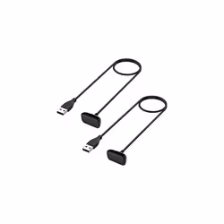 [2 Pack] TECHGEAR Replacement USB Charger Cable for Fitbit Charge 5, USB Charging Power Cable for Fitbit Charge 5, Health & F ...