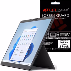 TECHGEAR [Pack of 2 Anti Glare/Matte Screen Protectors for Microsoft Surface Pro 8 (13 Inch screen) - Matte Screen Protector. ...