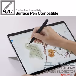 TECHGEAR GLASS Edition Screen Protector fits Microsoft Surface Pro 8, Genuine Tempered Glass Screen Protector [9H Toughness]...