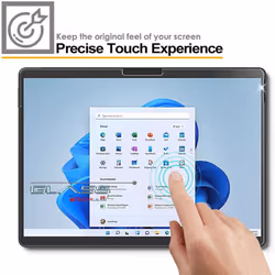 TECHGEAR GLASS Edition Screen Protector fits Microsoft Surface Pro 8, Genuine Tempered Glass Screen Protector [9H Toughness]...