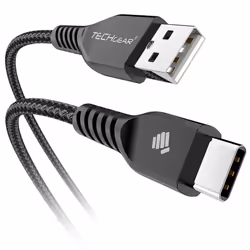 TECHGEAR STRONG High Durability Braided USB C Charging & Sync Cable (30cm) Type C for Oppo Find  X5 / Lite / Pro / Neo, A16s  ...