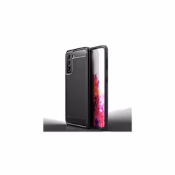 Samsung Galaxy S22 Carbon Fibre Case [Stealth Case] Flexible, Shockproof, Ultra Slim, Soft TPU Protective Shell Cover with Ca ...