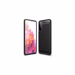 Samsung Galaxy S22 Carbon Fibre Case [Stealth Case] Flexible, Shockproof, Ultra Slim, Soft TPU Protective Shell Cover with Carbon Fibre Detailing