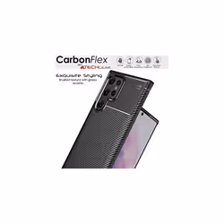 Galaxy S22 Ultra Case [CarbonFlex Case] Premium Flexible Soft Shockproof Slim Fit Case Cover with Carbon Fibre Effect For Samsung Galaxy S22 Ultra 5G