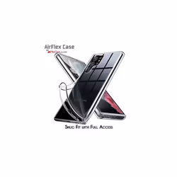 TECHGEAR Samsung Galaxy S22 Ultra Case [AirFlex] Crystal Clear Slim & Light, Protective, Flexible Soft Gel / TPU Cover with Soft Touch Keys (Clear)