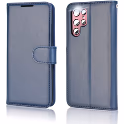 TECHGEAR Galaxy S22 Ultra Leather Wallet Case, Flip Protective Case Cover with Wallet Card Holder, Stand and Wrist Strap - Na ...