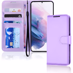TECHGEAR Galaxy S22 Plus Leather Wallet Case, Flip Protective Case Cover with Wallet Card Holder, Stand and Wrist Strap -...