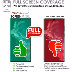 TECHGEAR [3 Pack Screen Protector fits Samsung Galaxy S22 Ultra 5G [Screen Angel Edition] [In-Display Fingerprint Support][Case...