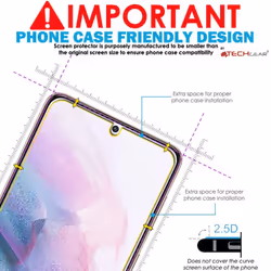 TECHGEAR 2 Pack GLASS Edition Compatible with Samsung Galaxy S22 / S22 5G, Tempered Glass Screen Protector Covers [2.5D Round...