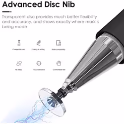 Stylus Pen for Touch Screens High Sensitivity Universal Capacitive Disc iPad Pencil for iPad 10.2" / Mini / Pro Tablet iPhone Smartphones Samsung Tab
