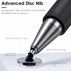 Stylus Pen, 2x TECHGEAR Fine Tip Stylus Pen for Touch Screen High Sensitivity Universal Capacitive Disc iPad Pencil Compatible...