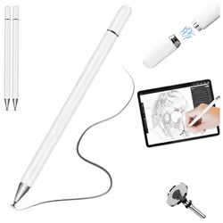 Stylus Pen, 2x TECHGEAR Fine Tip Stylus Pen for Touch Screen High Sensitivity Universal Capacitive Disc iPad Pencil Compatibl ...