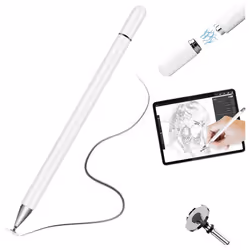 Stylus Pen, TECHGEAR Fine Tip Stylus Pen for Touch Screens High Sensitivity Universal Capacitive Disc iPad Pencil Compatible. ...