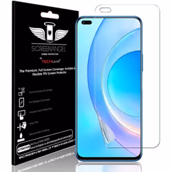 TECHGEAR Screen Protector fits Honor 50 Lite [Screen Angel Edition] [Bubble Free] [FULL Screen Coverage] HD Clear Flexible TP ...