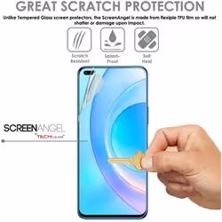TECHGEAR [3 Pack Screen Protector fits Honor 50 Lite [Screen Angel Edition] [Case Friendly] [Bubble Free] [FULL Screen...