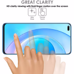 TECHGEAR [3 Pack Screen Protector fits Honor 50 Lite [Screen Angel Edition] [Case Friendly] [Bubble Free] [FULL Screen...