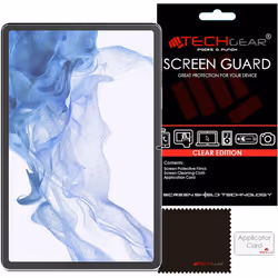 TECHGEAR 5 Pack Galaxy Tab S8 11" Screen Protectors (SM-X700 / SM-X706), Ultra CLEAR Screen Protector Designed for Samsung G ...