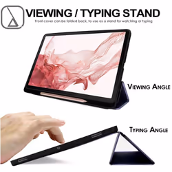 TECHGEAR Smart Case for Samsung Galaxy Tab S8 11" 2022 Release (SM-X700 / SM/X706) PU Leather Slim Smart Case Stand Cover with...