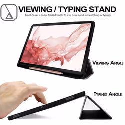 TECHGEAR Smart Case for Samsung Galaxy Tab S8 11" 2022 Release (SM-X700 / SM/X706) PU Leather Slim Smart Case Stand Cover with...