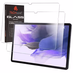 TECHGEAR [2 Pack Galaxy Tab S8 Plus 12.4" GLASS Edition (SM-X800 / SM-X806) Tempered Glass Screen Protector [9H Toughness] [H ...