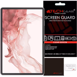 TECHGEAR 3 Pack Galaxy Tab S8 Plus 12.4" Screen Protectors (SM-X800 / SM-X806), Ultra CLEAR Screen Protector Guard Cover...