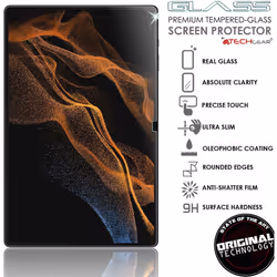 TECHGEAR Galaxy Tab S8 Ultra 14.6" GLASS Edition (SM-X900 / SM-X906) Tempered Glass Screen Protector [9H Toughness] [HD...