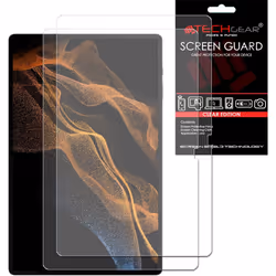 TECHGEAR 2 Pack Galaxy Tab S8 Ultra 14.6" Screen Protectors (SM-X900 / SM-X906), Ultra CLEAR Screen Protector Guard Cover...