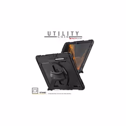 TECHGEAR UTILITY Case fits Samsung Galaxy Tab S8 Ultra 14.6" (SM-X900 / SM-X906) Tough Rugged Shockproof Case with Stand, Hand and Shoulder Strap