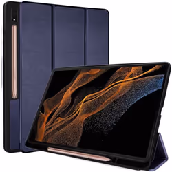 TECHGEAR Smart Case for Samsung Galaxy Tab S8 Ultra 14.6" 2022 (SM-X900 / SM/X906) PU Leather Slim Smart Case Stand Cover wit ...