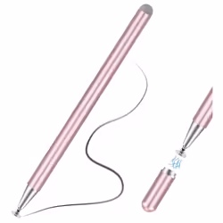 Stylus Pen, TECHGEAR 2 in 1 Disc & Fiber Tip Stylus Pen for Touch Screens High Sensitivity Universal Pencil Compatible with.. ...
