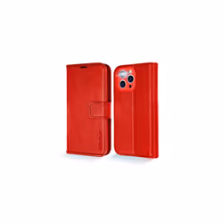 TECHGEAR Wallet Case for iPhone 13 Pro, Genuine Leather Magnetic Flip [RFID Blocking] Case with Shockproof TPU Holder, Card S ...