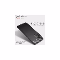 Samsung Galaxy A53 5G Carbon Fibre Case [Stealth Case] Flexible, Shockproof, Ultra Slim, Soft TPU Protective Shell Cover with Carbon Fibre