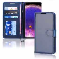 TECHGEAR Leather Wallet Case for Oppo Find X5 Pro 5G, Flip Protective Case Cover with Wallet Card Holder, Stand & Wrist Strap ...