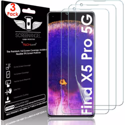 TECHGEAR [3 Pack Screen Protector fits Oppo Find X5 Pro 5G [Screen Angel Edition] [Case Friendly] [Bubble Free] [FULL Screen. ...