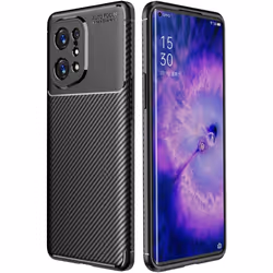 TECHGEAR Carbon Fibre Case for Oppo Find X5 5G [CarbonFlex Case] Flexible, Shockproof, Ultra Slim, Soft TPU Protective Shell. ...