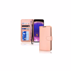 TECHGEAR Leather Wallet Case for Oppo Find X5 5G, Flip Protective Case Cover with Wallet Card Holder, Stand & Wrist Strap - P ...
