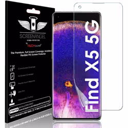 TECHGEAR [3 Pack] Screen Protector fits Oppo Find X5 5G [Screen Angel Edition] [Case Friendly] [Bubble Free] [FULL Screen Cov ...