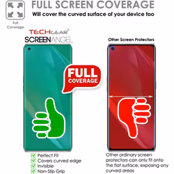 TECHGEAR [3 Pack] Screen Protector fits Oppo Find X5 5G [Screen Angel Edition] [Case Friendly] [Bubble Free] [FULL Screen Coverage] TPU Film