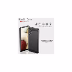 Galaxy A13 Carbon Fibre Case [Stealth Case] Flexible, Shockproof, Ultra Slim, Soft TPU Protective Shell Cover, Carbon Fibre Detailing