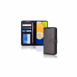 TECHGEAR Galaxy A03 Leather Wallet Case, Flip Protective Case Cover with Wallet Card Holder, Stand and Wrist Strap - PU Leath ...