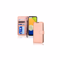 TECHGEAR Galaxy A03 Leather Wallet Case, Flip Protective Case Cover with Wallet Card Holder, Stand and Wrist Strap - PU Leath ...