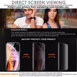 TECHGEAR [2 Pack] Anti Spy Screen Protector fits Samsung Galaxy A53 5G - PRIVACY Filter 3D GLASS Edition Genuine Tempered Glass...