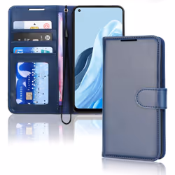 TECHGEAR Leather Wallet Case for Oppo Find X5 Lite 5G, Flip Protective Case Cover with Wallet Card Holder, Stand & Wrist Stra ...